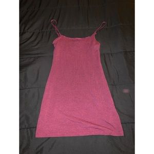 Mini dress. Maroon/pink-ish color. Great condition